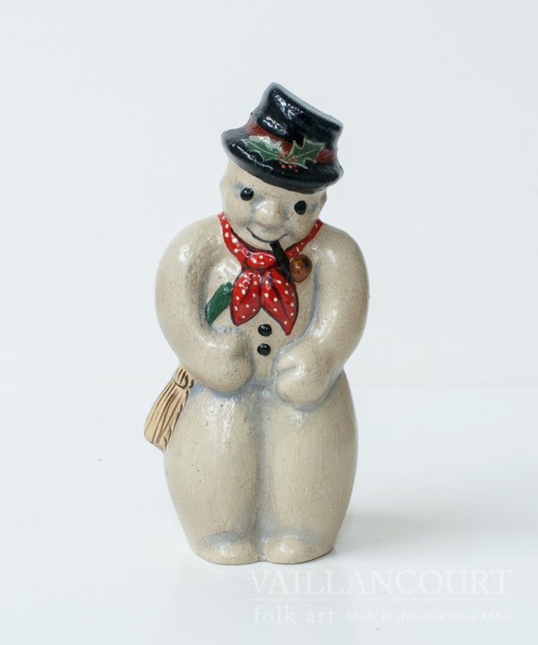 Snowman with Scarf, Pipe, and Broom; VFA Nr. 9834
