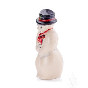 Snowman with Scarf, Pipe, and Broom