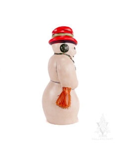 Snowman with Coal in Red Hat