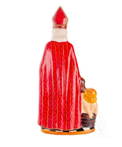 Saint Nick with Two Children in Barrel