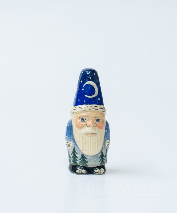 Miniature Santa in Blue Night Sky Coat, VFA Nr.2002MS20