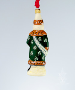 Irish Santa Ornament