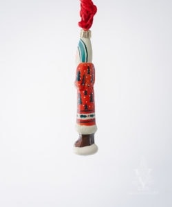 Skinny Red and Green Father Christmas