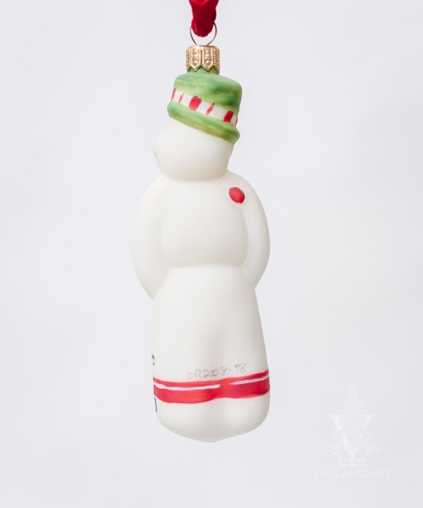 Snowman with Red Band and Pipe