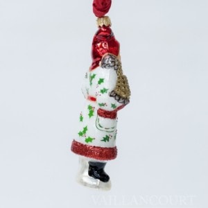Pearlized Santa with Gold Apple Cone, VFA Nr. OR12305
