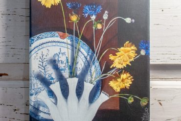 Spring Prints — Ready to Hang or Ready To Frame Flowers in Five Finger Vase Print, VFA Nr. VE1202