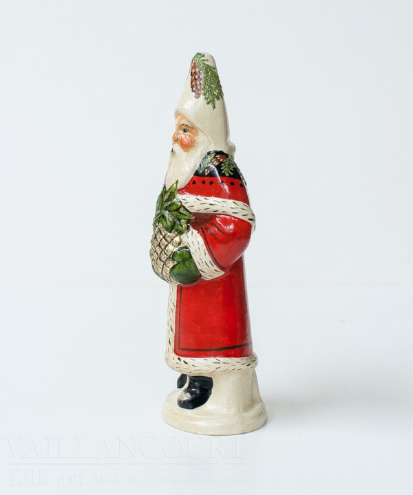 Santa with Gold Pineapple
