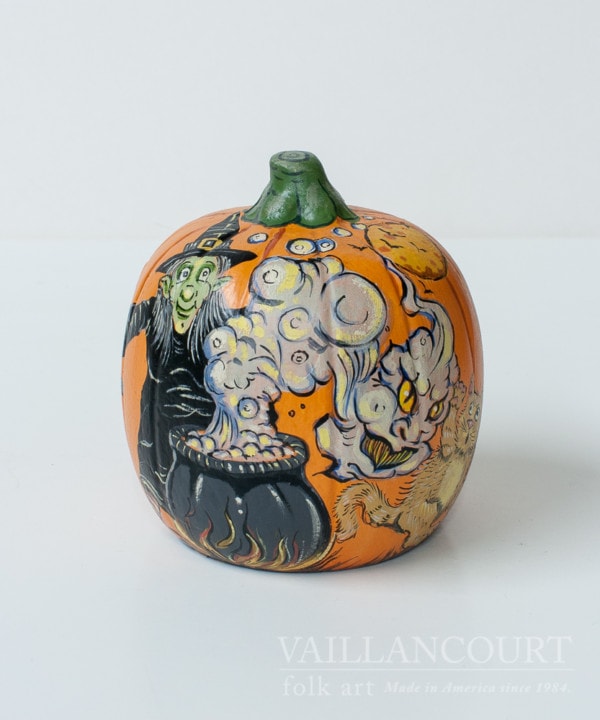 Assorted one-of-a-kind chalkware pumpkins, VFA Nr. 2008-60a