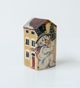 Chalkware Christmas Village Assorted Designs #5, VFA Nr. 16074