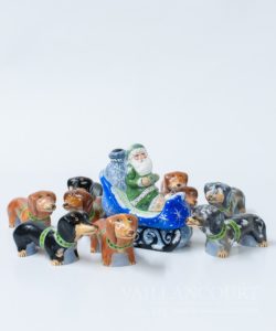 Santa and Sleigh Dogs