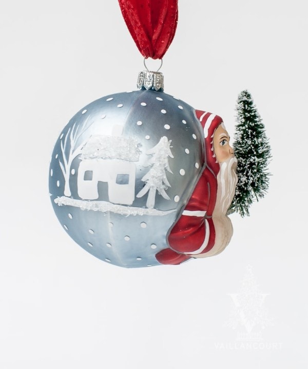 Jingle Balls™ Village Father Christmas with Tree