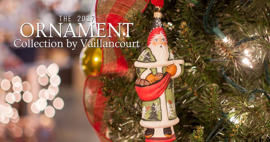 * NEW — 2017 Glass Christmas Ornaments