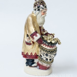 Gold Coated Father Christmas with Dark Sack of Bells, VFA Nr. 17096
