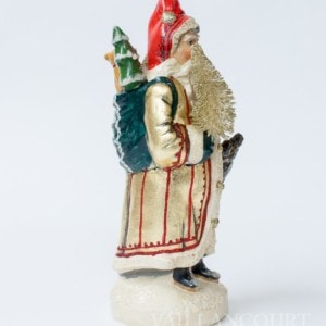 Gold Father Christmas With Bag O' Deer, VFA Nr. 17062