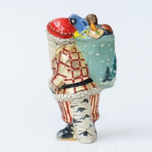 Gold Checked Santa with Sack of Toys, VFA Nr. 17064