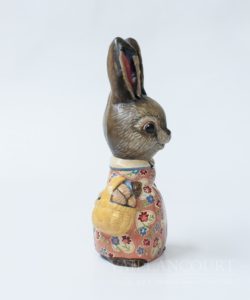 Bunny in Dress with Basket