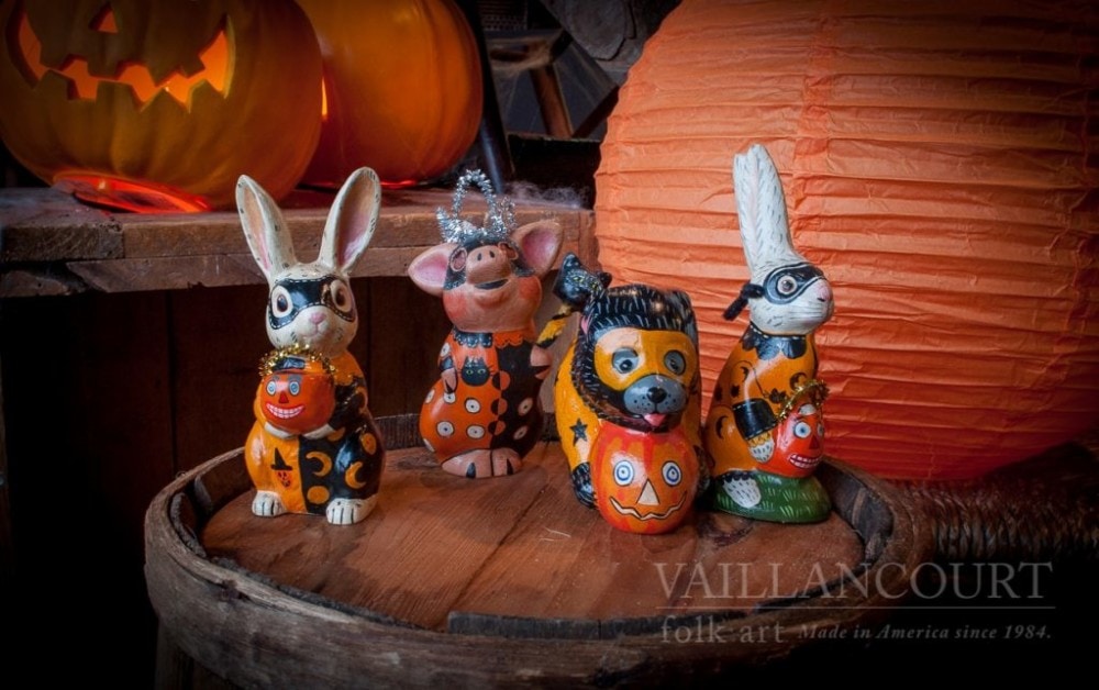 Chalkware Halloween Parade Series by Vaillancourt Folk Art
