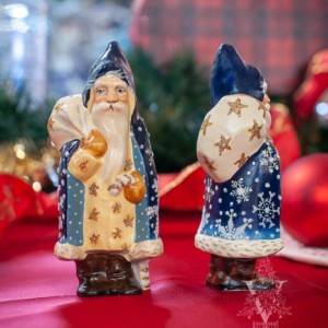 29th Starlight Santa: Blue First Snowfall Santa