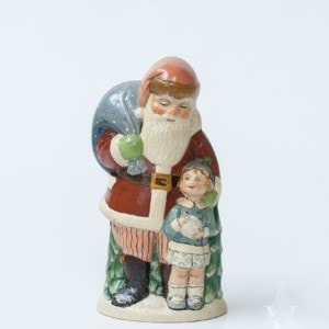 Santa with Girl Holding Snowball, VFA Nr. 18039
