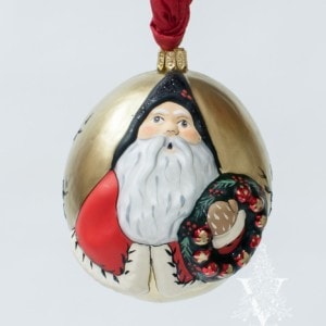 Jingle Balls™ Colonial Hospitality Santa on Gold
