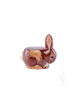 Small Brown Bunny with Flat Back