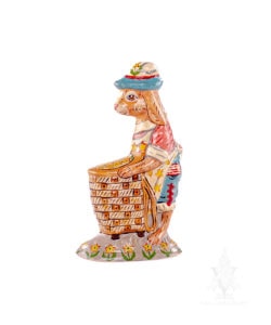 Patriotic Parade Bunny With Basket of Stars