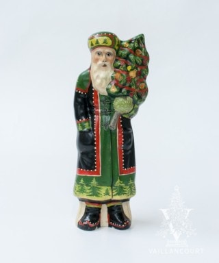 Colonial Santa in With Tree Decorated With Fruit, VFA Nr. 18064
