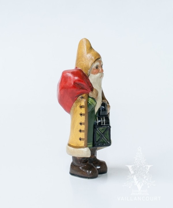 Yellow Father Christmas with Lantern One of a Kind, VFA Nr. 18089