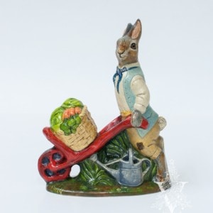Painting Workshop Dressed Gardening Rabbit
