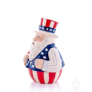 Uncle Sam Patriotic Santa