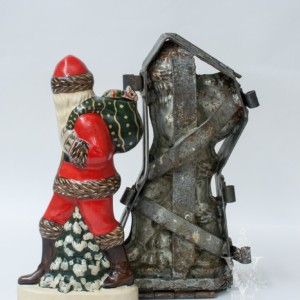 Father Christmas with Walking Stick (One-of-a-Kind With Mould), VFA Nr. 19062