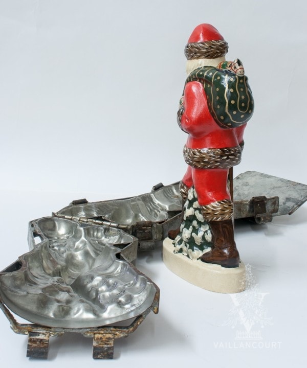 Father Christmas with Walking Stick (One-of-a-Kind With Mould), VFA Nr. 19062