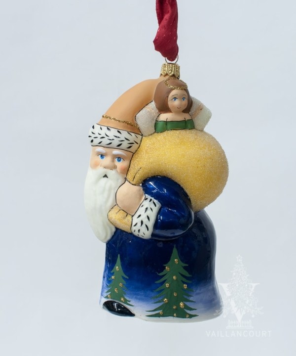 Santa We Have Heard On High By Candlelight Ornament