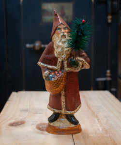 Original Red Father Christmas with Pointed Hat