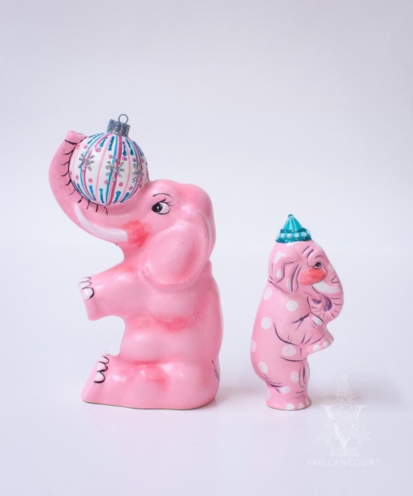 Pink Elephants as the 2019 favor for Collector's Weekend Dinner, VFA Nr. 19053