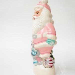 1950’s Pink Santa with Shiny Brite Ornaments, VFA Nr. 19095
