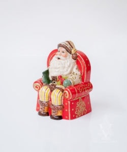 Santa On His Red Throne