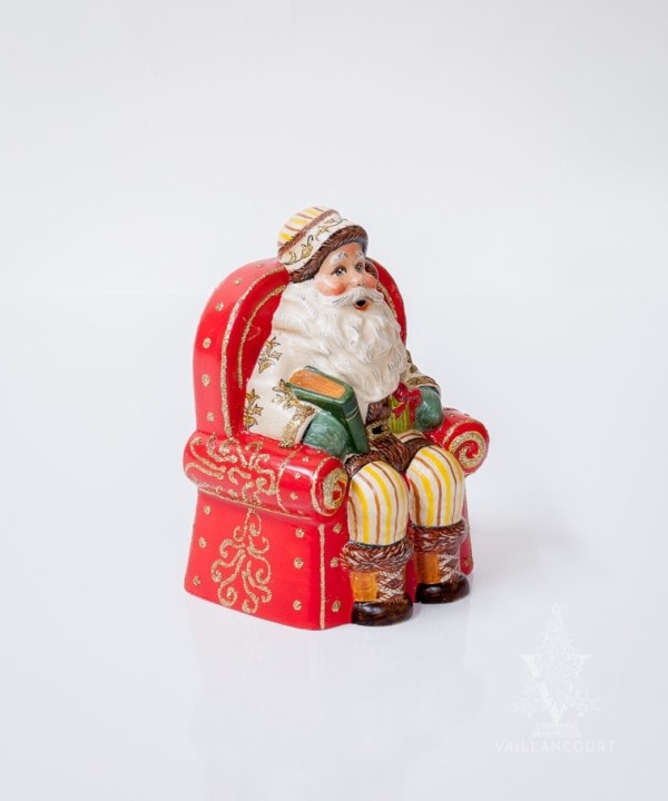 Santa On His Red Throne