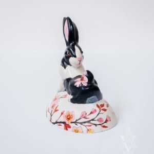 Rabbit with Cherry Blossoms