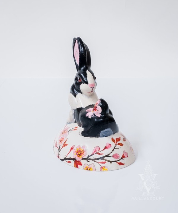 Rabbit with Cherry Blossoms