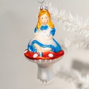 Alice/Mushroom Ornament