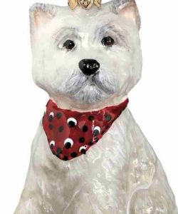 Westie Puppy Ornament