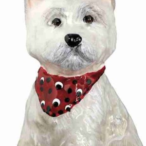 Westie Puppy Ornament