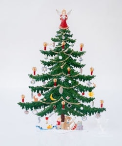 Large Decorated Christmas Tree by Wilhelm Schweizer