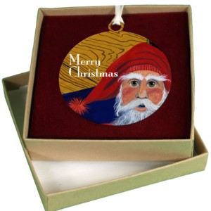 "Merry Christmas" Flat Ornament