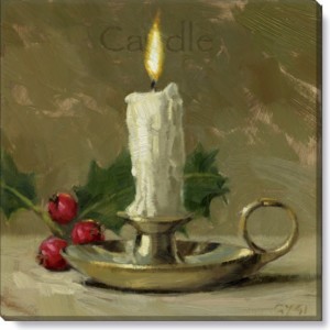 Candle Giclee Wall Art