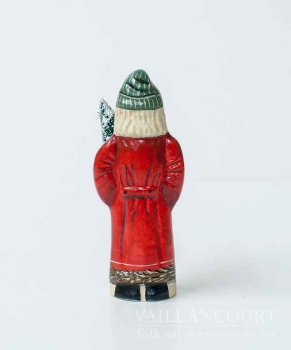 Santa with Green Striped Hat (#12)