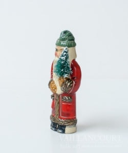 Santa with Green Striped Hat (#12)