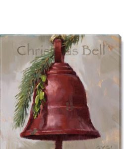 Christmas Bell Giclee Wall Art