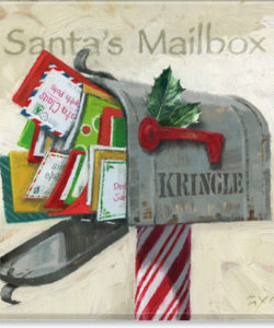 Santa's Mailbox Giclee Wall Art